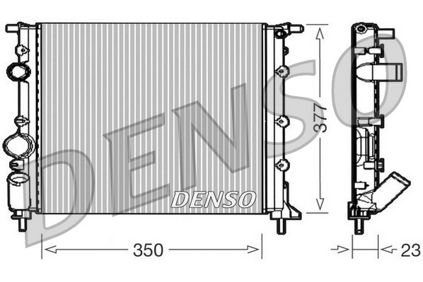 Kühler, Motorkühlung DENSO DRM23010