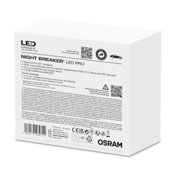 Glühlampe, Fernscheinwerfer 12 V 23/27 W Umrüstung H4 auf LED ams-OSRAM 64193DWNB-FB