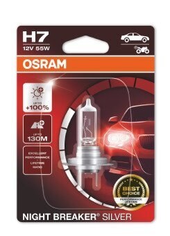 Glühlampe, Fernscheinwerfer 12 V 55 W H7 ams-OSRAM 64210NBS-01B