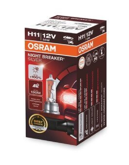 Glühlampe, Fernscheinwerfer 12 V 55 W H11 ams-OSRAM 64211NBS