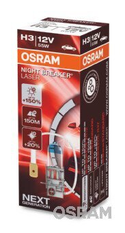 Glühlampe, Fernscheinwerfer 12 V 55 W H3 ams-OSRAM 64151NL