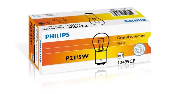 Glühlampe, Blinkleuchte 12 V 21/5 W P21/5W Kugellampe PHILIPS 12499CP