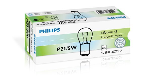 Glühlampe, Blinkleuchte 12 V 21/5 W P21/5W Kugellampe PHILIPS 12499LLECOCP