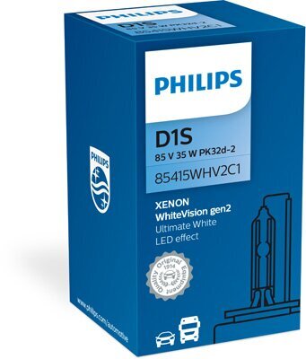 Glühlampe, Fernscheinwerfer 85 V 35 W D1S (Gasentladungslampe) PHILIPS 85415WHV2C1