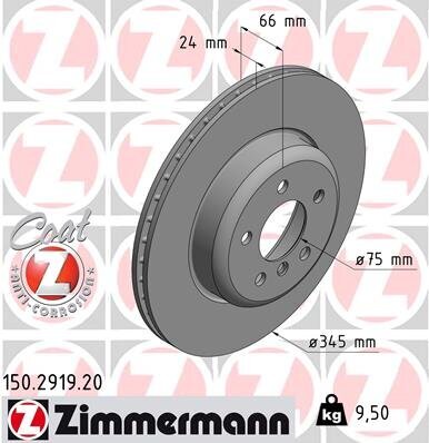 Bremsscheibe ZIMMERMANN 150.2919.20