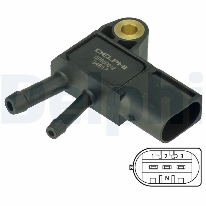 Sensor, Abgasdruck DELPHI DPS00012