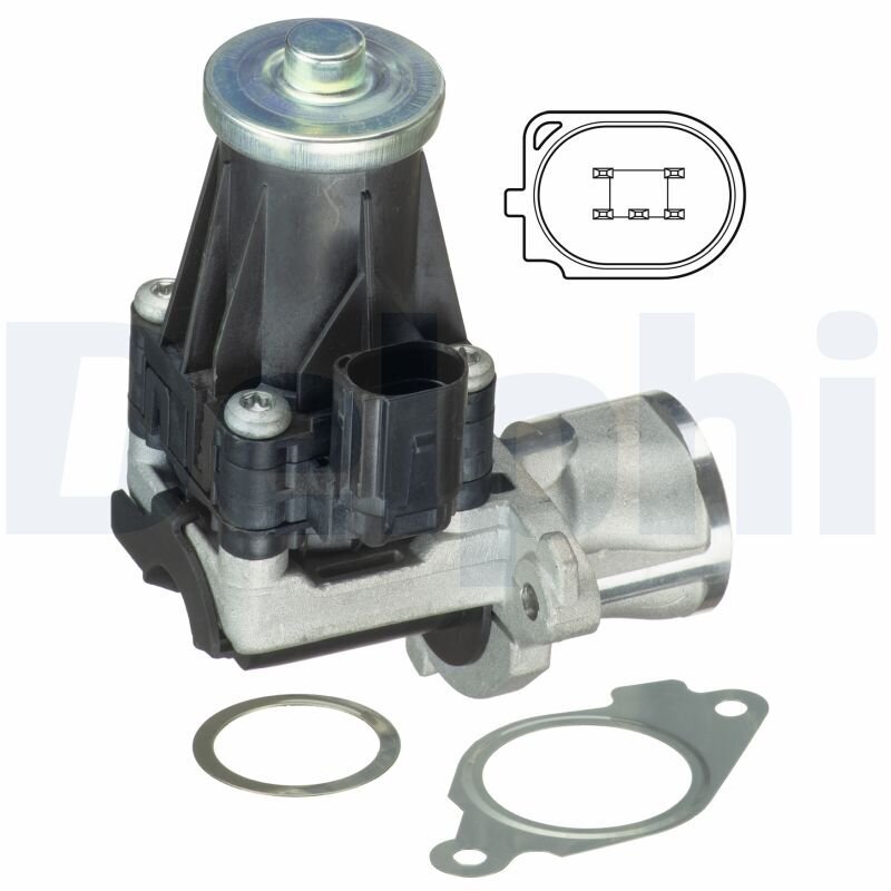 AGR-Ventil 12 V DELPHI EG10443-12B1