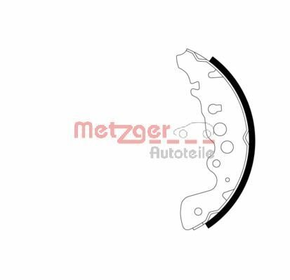 Bremsbackensatz METZGER MG 730