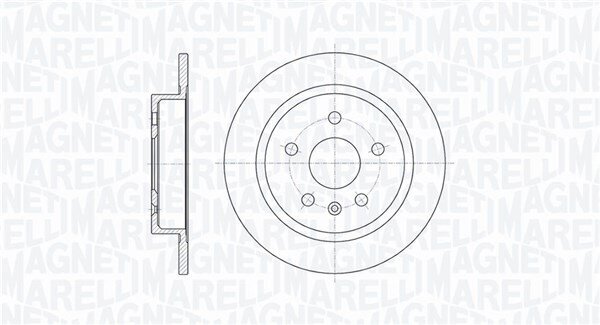 Bremsscheibe MAGNETI MARELLI 361302040101