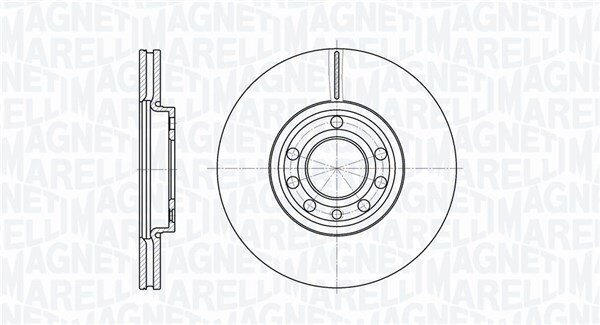 Bremsscheibe MAGNETI MARELLI 361302040154