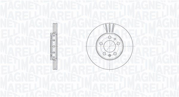 Bremsscheibe MAGNETI MARELLI 361302040220