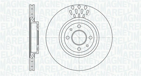 Bremsscheibe MAGNETI MARELLI 361302040252