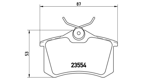 Bremsbelagsatz, Scheibenbremse MAGNETI MARELLI 363700468024