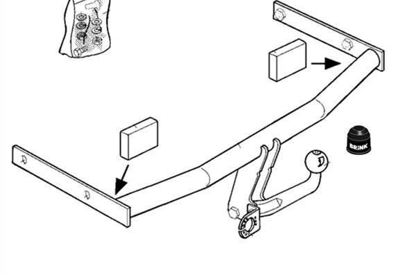 Anhängevorrichtung BRINK 392000