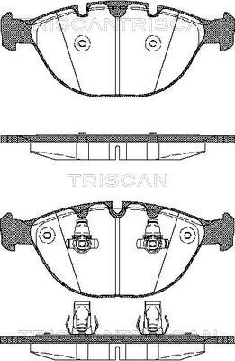 Bremsbelagsatz, Scheibenbremse TRISCAN 8110 11011