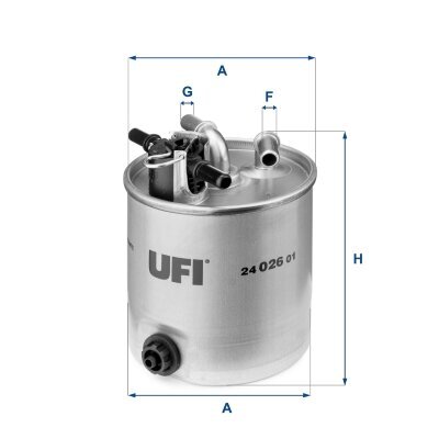 Kraftstofffilter UFI 24.026.01