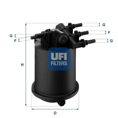 Kraftstofffilter UFI 24.086.00