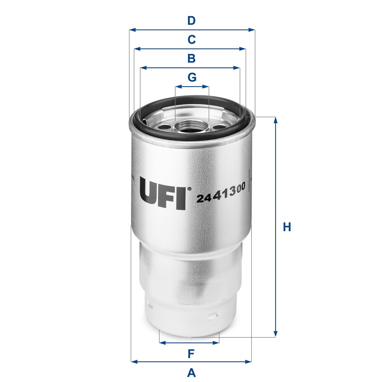 Kraftstofffilter UFI 24.413.00