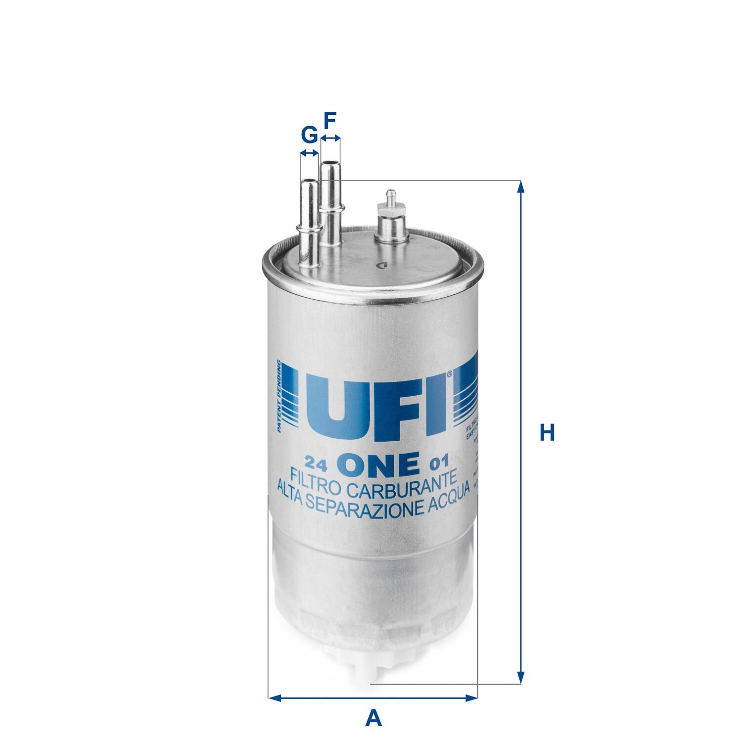 Kraftstofffilter UFI 24.ONE.01