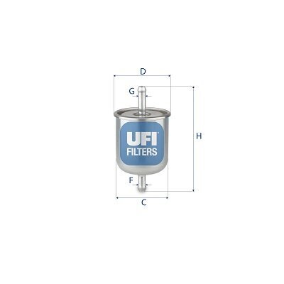 Kraftstofffilter UFI 31.529.00