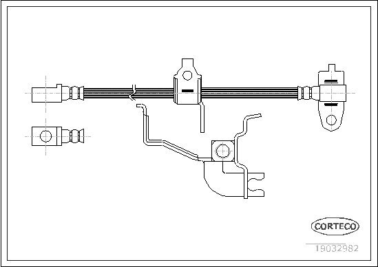 Bremsschlauch CORTECO 19032982