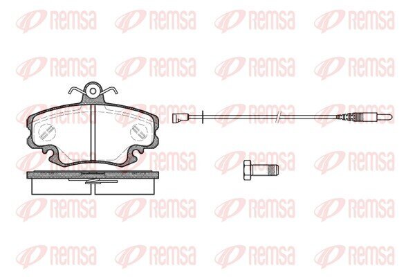 Bremsbelagsatz, Scheibenbremse REMSA 0141.30