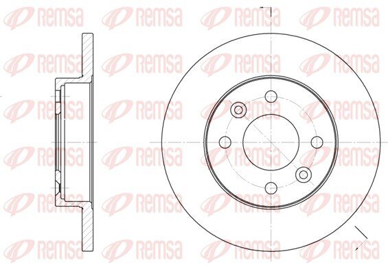 Bremsscheibe REMSA 6067.00