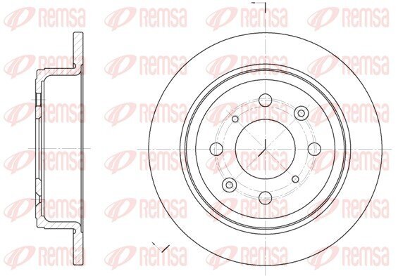 Bremsscheibe REMSA 6083.00