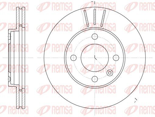 Bremsscheibe REMSA 6084.10