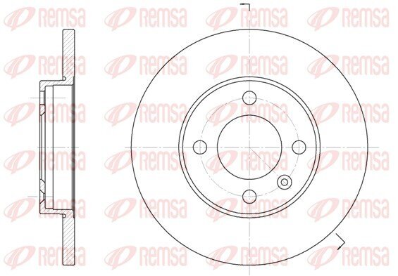 Bremsscheibe REMSA 6088.01