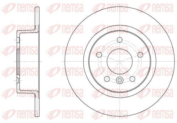 Bremsscheibe REMSA 6506.00