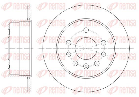 Bremsscheibe REMSA 6532.00