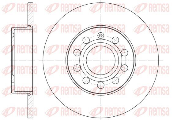 Bremsscheibe REMSA 6650.00