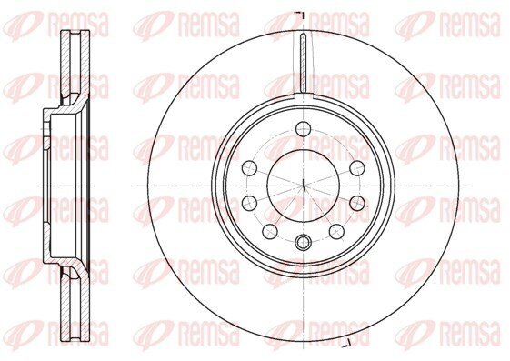 Bremsscheibe REMSA 6687.10