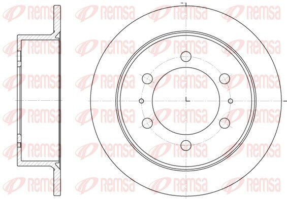 Bremsscheibe REMSA 6784.00