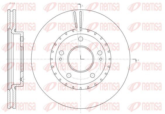 Bremsscheibe REMSA 61434.10