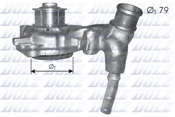 Wasserpumpe, Motorkühlung DOLZ F166