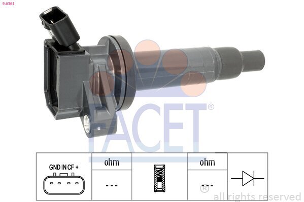 Zündspule FACET 9.6361