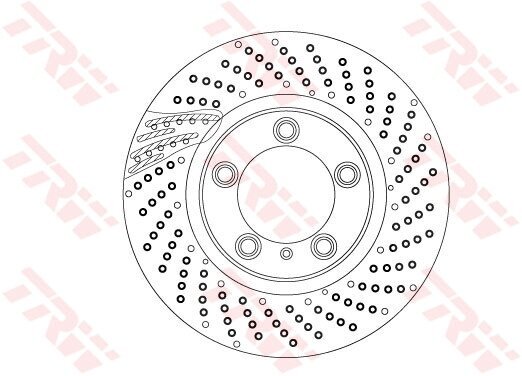 Bremsscheibe TRW DF6541S