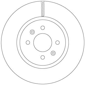 Bremsscheibe TRW DF6842