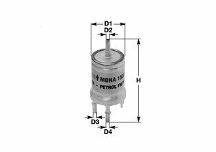 Kraftstofffilter CLEAN FILTERS MBNA1556