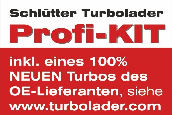 Lader, Aufladung SCHLÜTTER TURBOLADER 166-01170