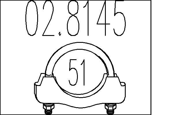 Rohrverbinder, Abgasanlage MTS 02.8145