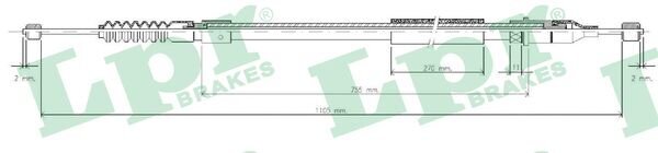 Seilzug, Feststellbremse LPR C0555B