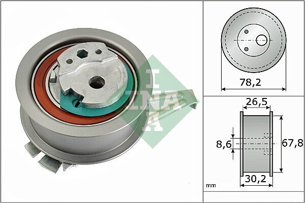 Spannrolle, Zahnriemen INA 531 0894 10