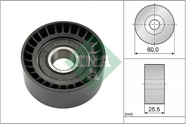 Umlenk-/Führungsrolle, Keilrippenriemen INA 532 0243 10