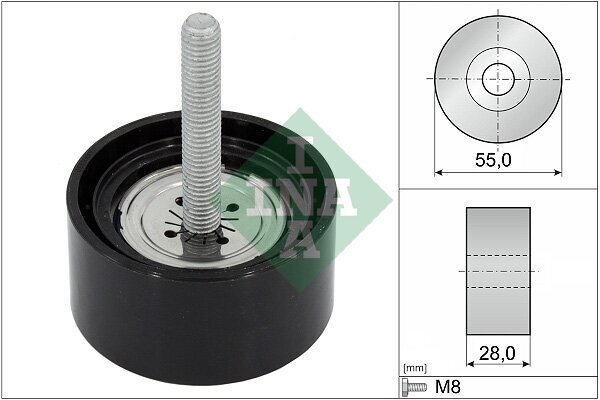 Umlenk-/Führungsrolle, Keilrippenriemen INA 532 0869 10