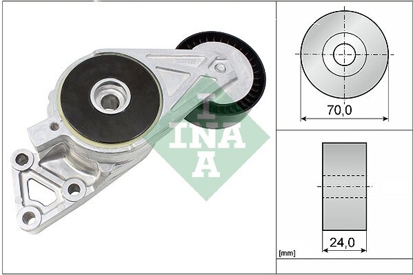 Riemenspanner, Keilrippenriemen INA 533 0076 30