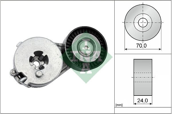 Riemenspanner, Keilrippenriemen INA 534 0333 10