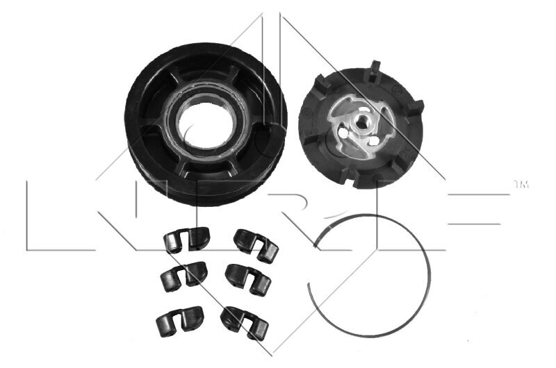 Magnetkupplung, Klimakompressor 12 V NRF 380048